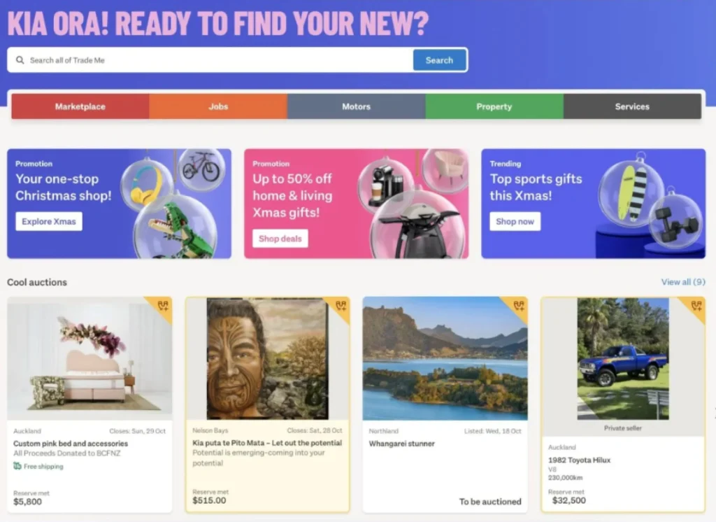 Trade Me online marketplace