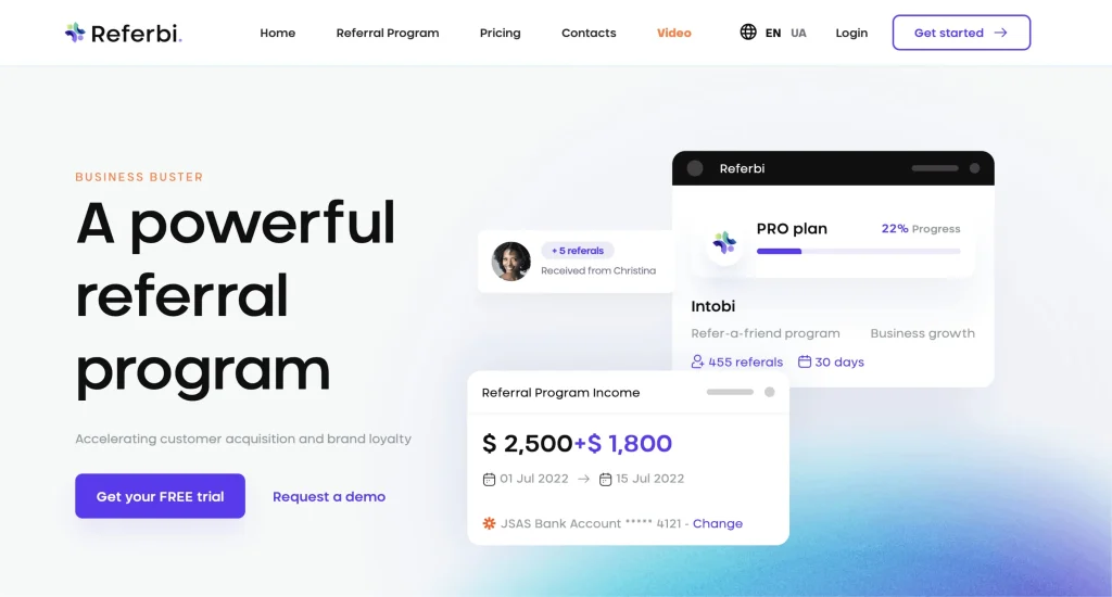 Referbi referral program