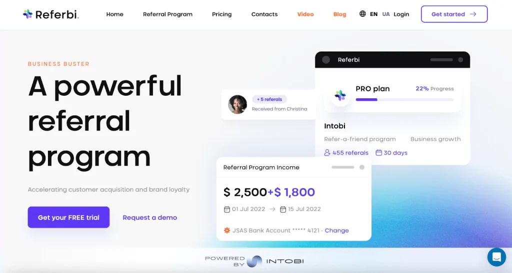 Referbi referral program