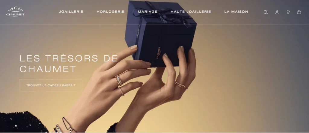 Chaumet as a vivid example of ecommerce business ideas