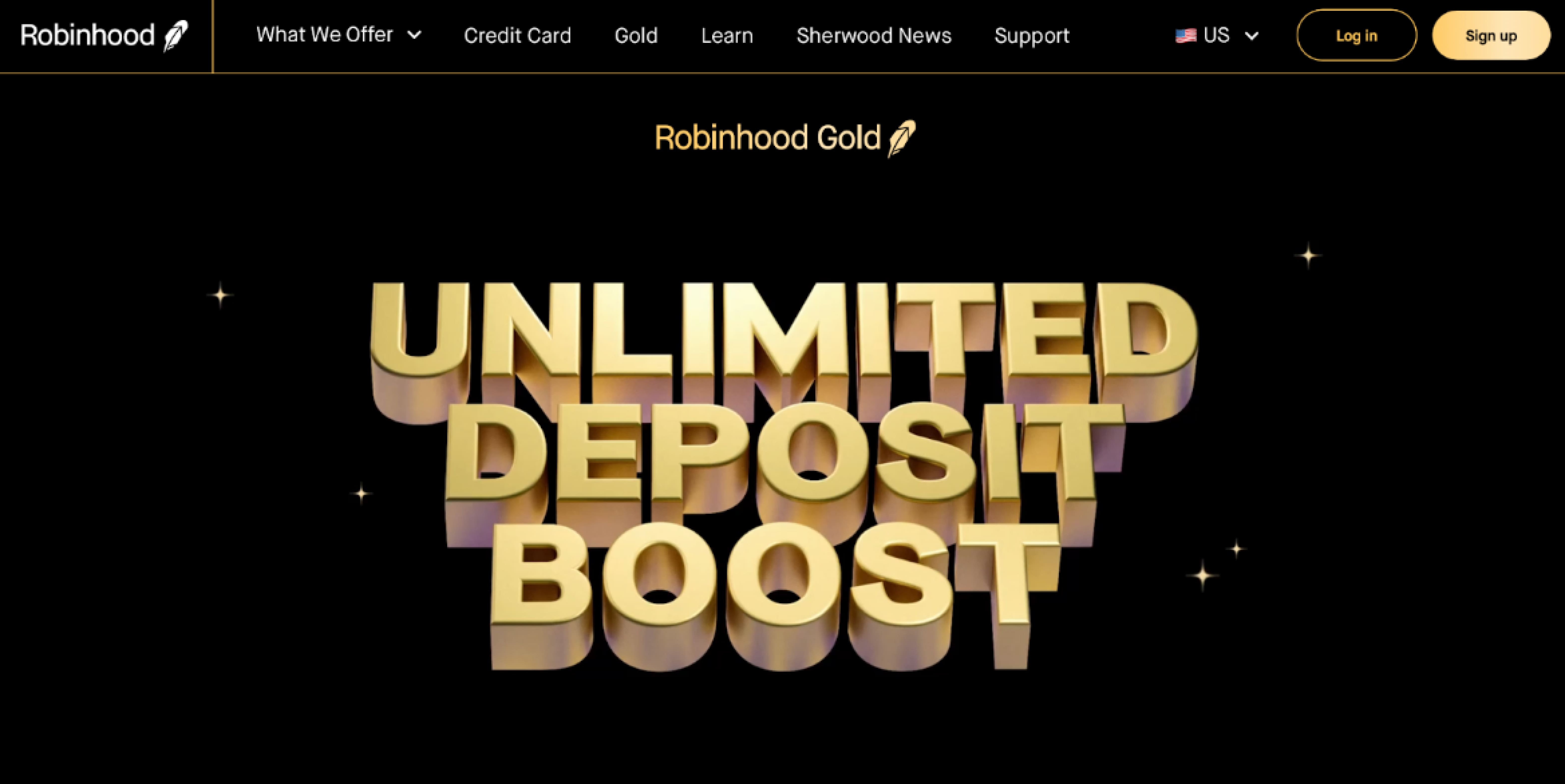 Robinhood main page