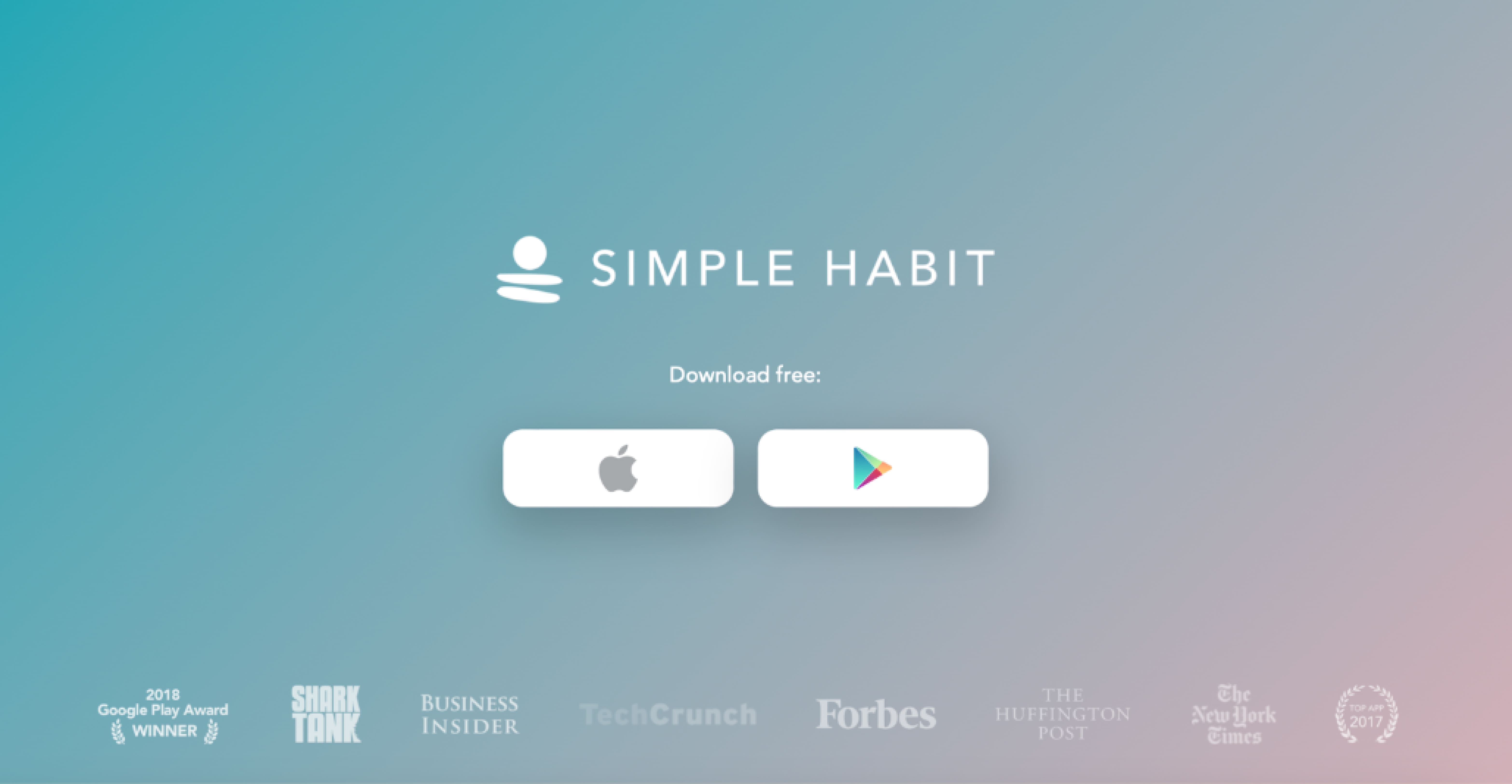 Simple Habit meditation app