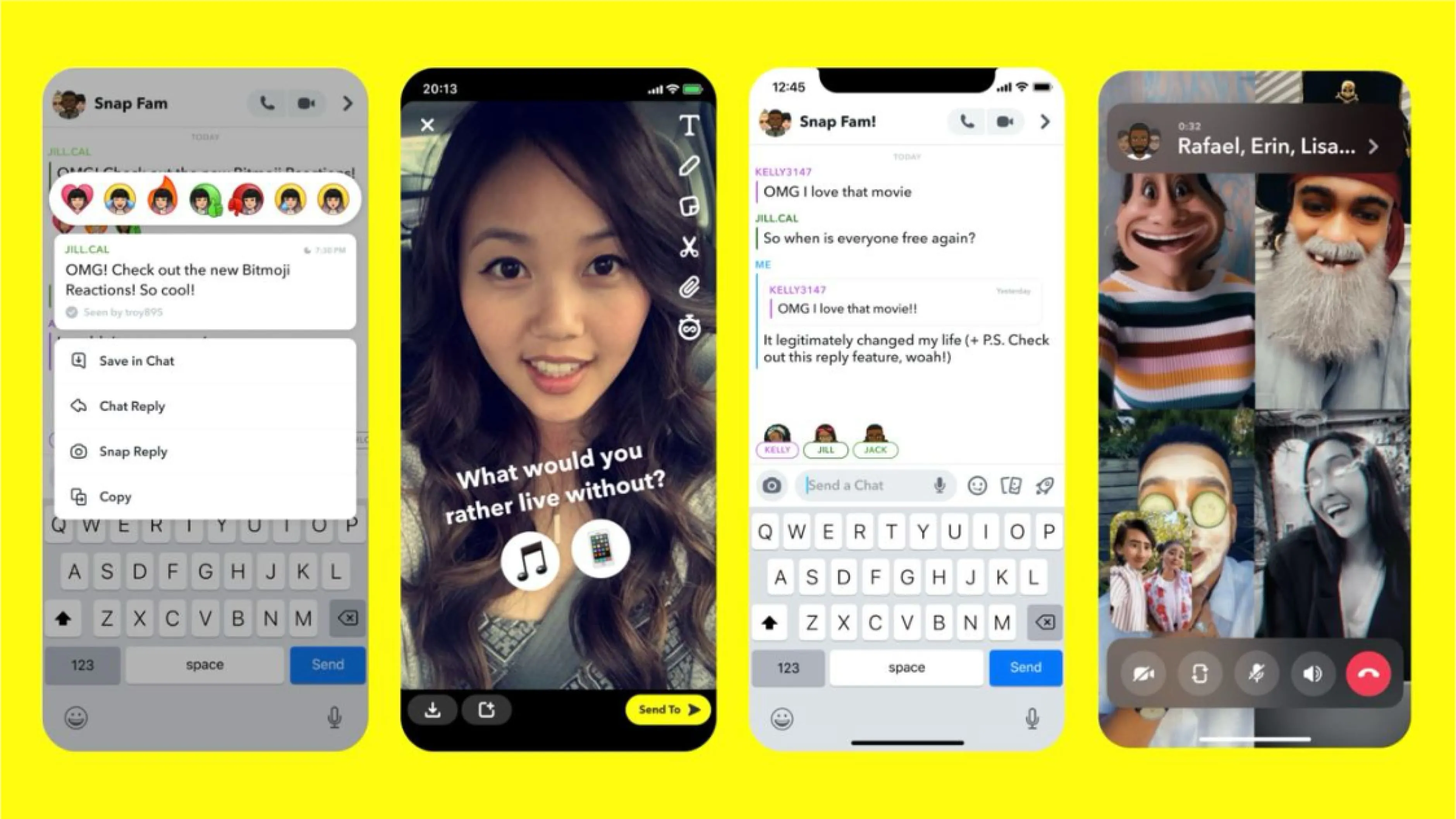 Snapchat mobile app