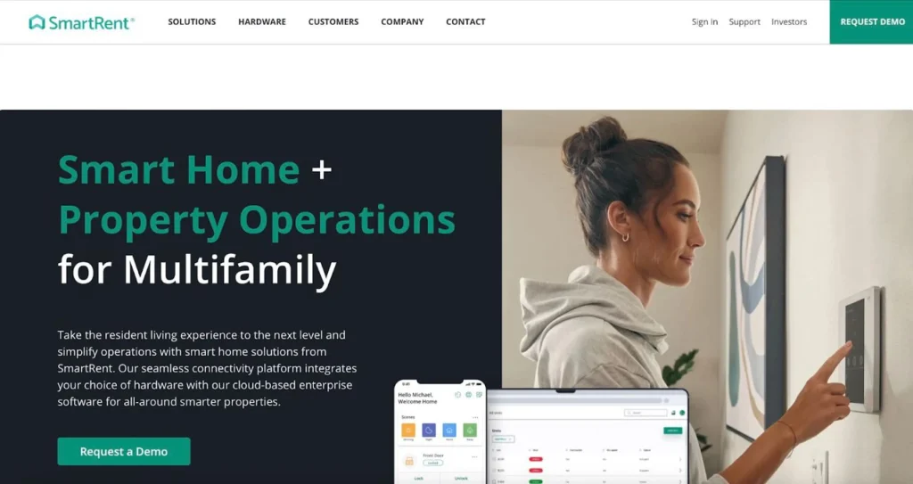 SmartRent home page