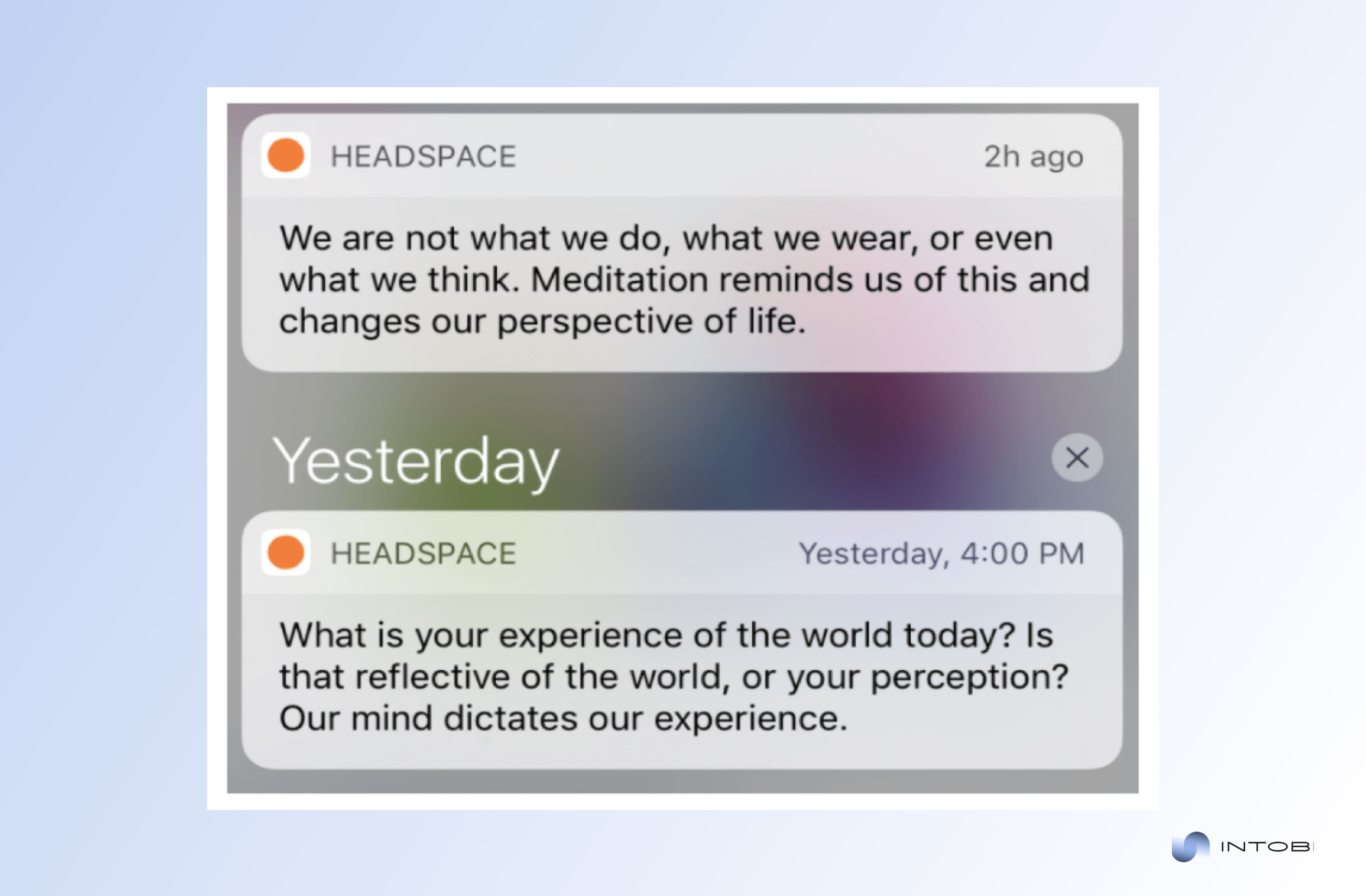 Headspace reminder notifications