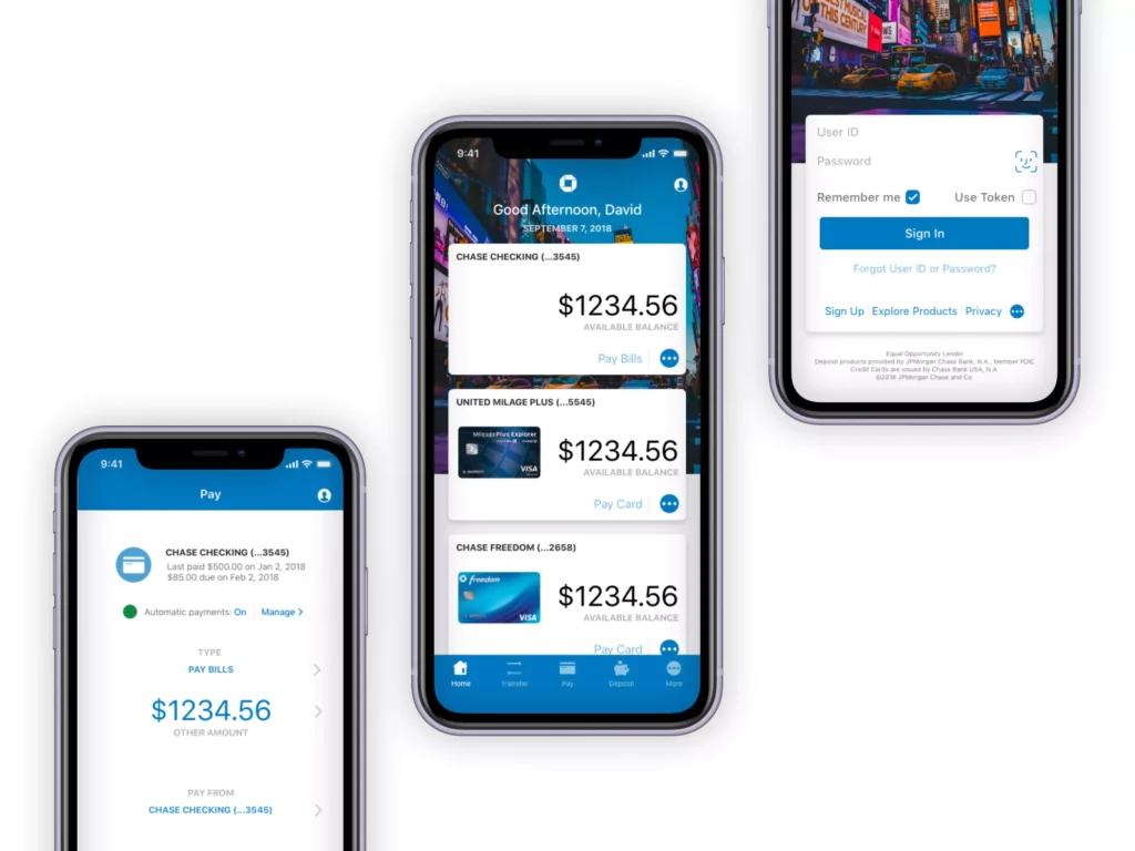 Chase Mobile app