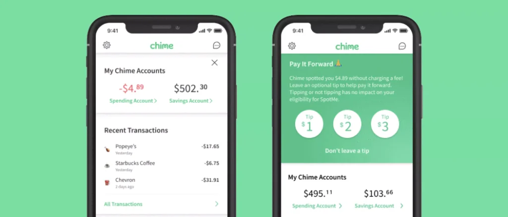 Chime Mobile app