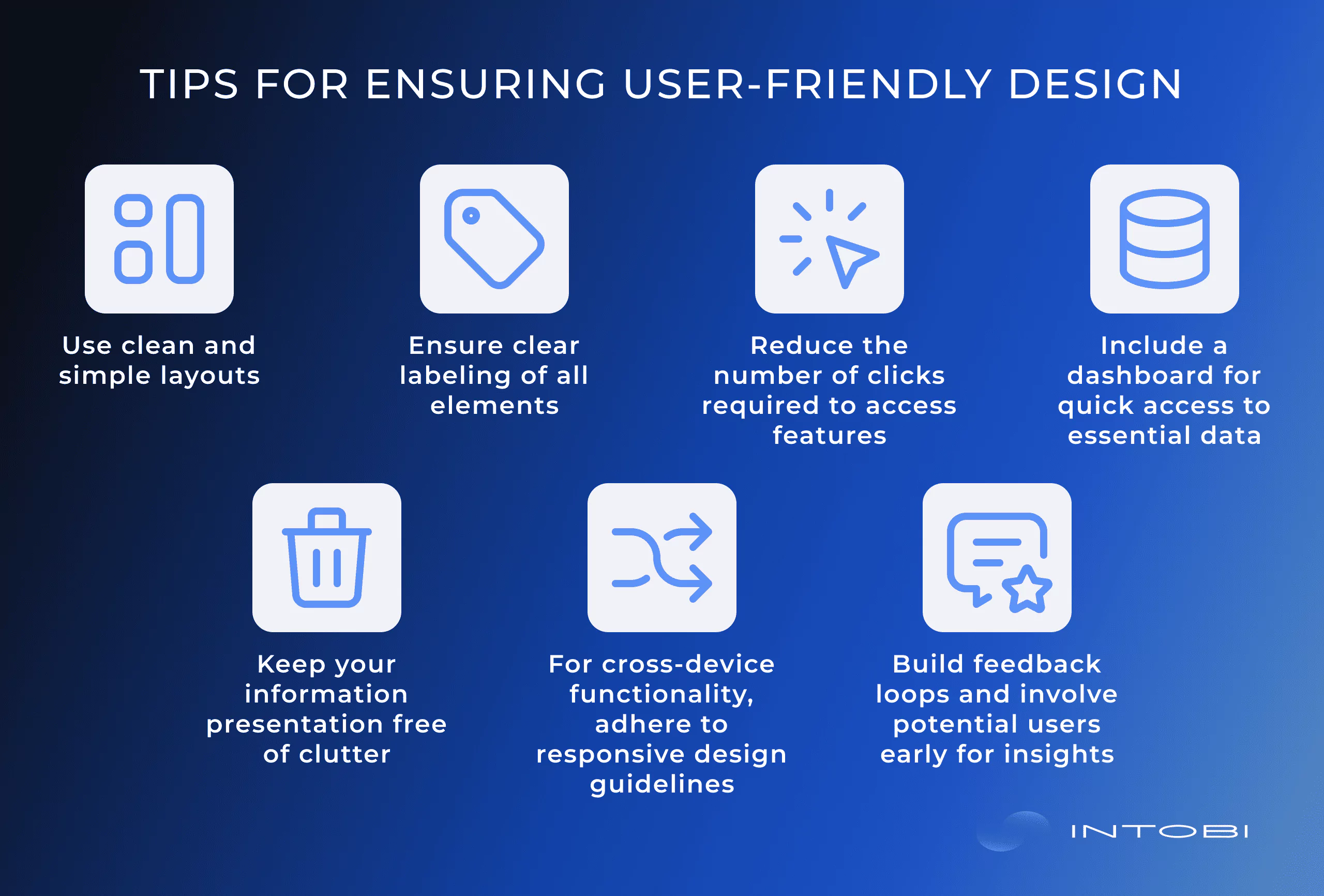 How to provide the most user-friendly design