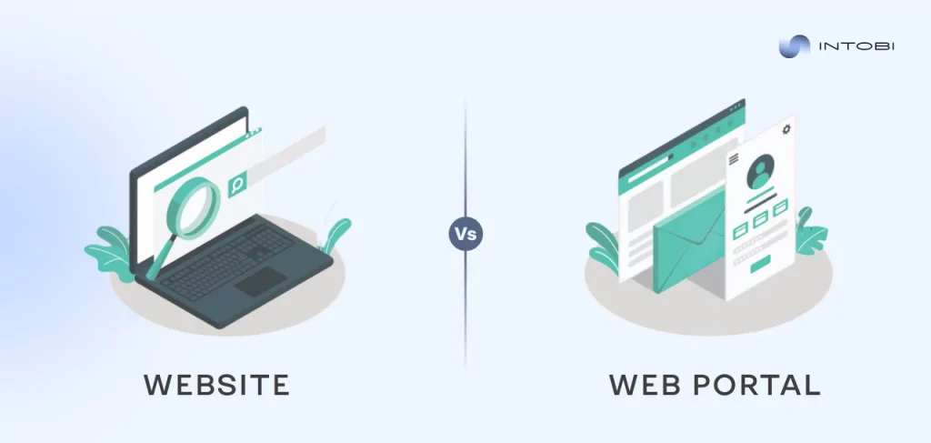 Website VS web portal differences