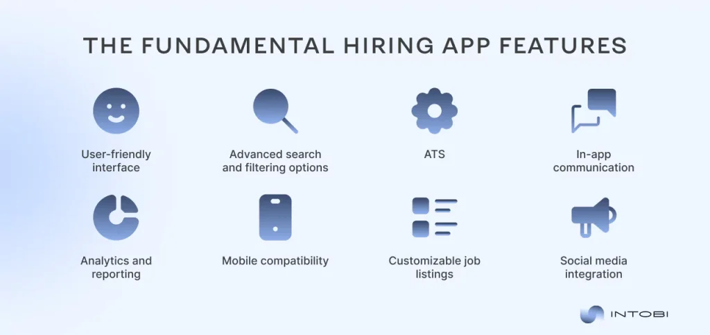 Essential features of a recruitment app