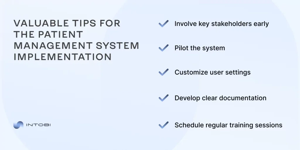 Patient management software incorporation tips