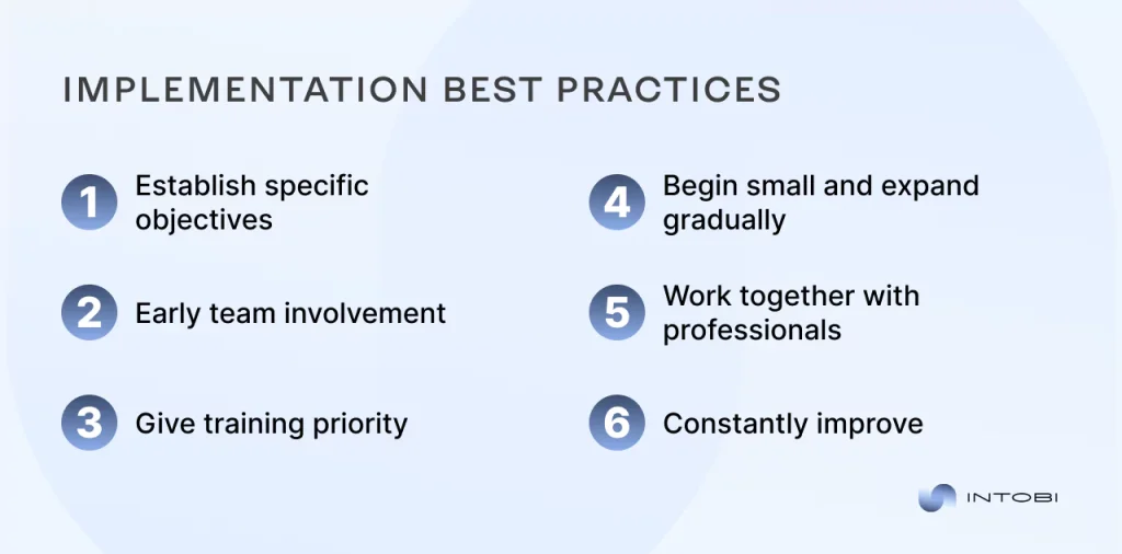 Implementation best practices