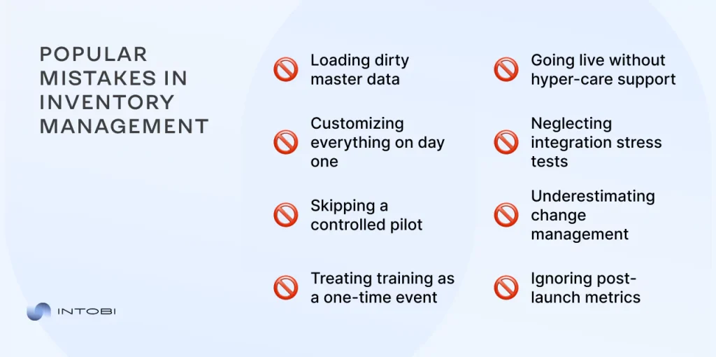 inventory management software development implementation