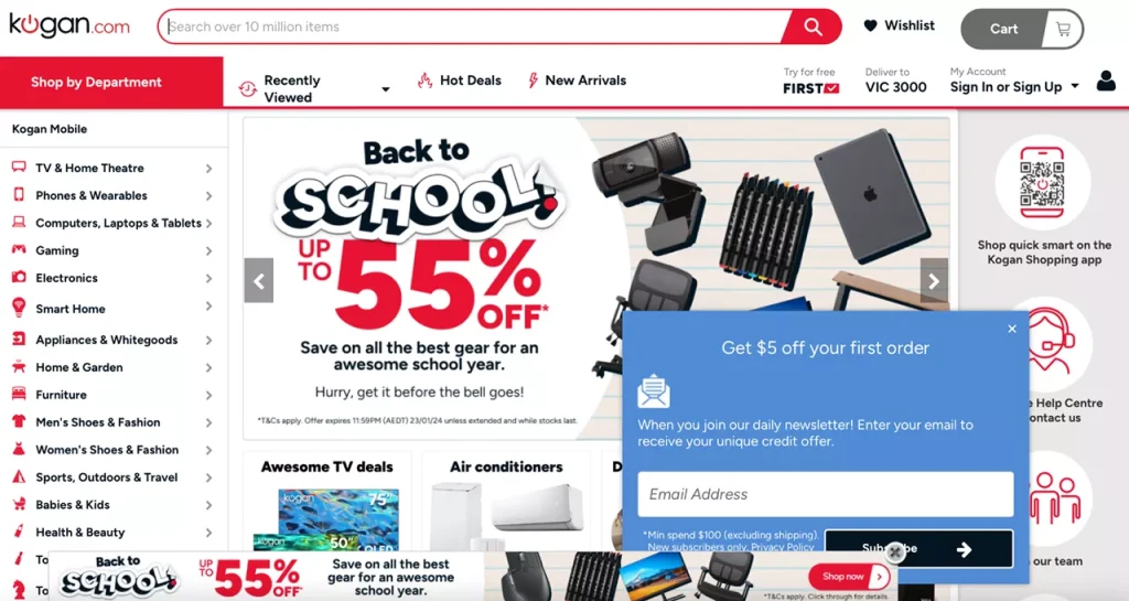 Kogan - one of the top Australian online marketplaces Kogan is among the top online marketplaces Australia