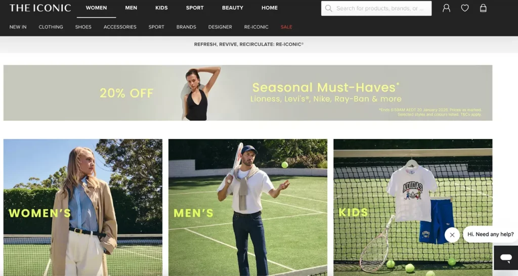 The Iconic - one of the top Australian online marketplaces The Iconic is among the top online marketplaces Australia