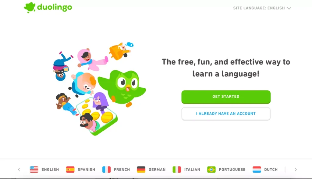 Duolingo educational software
