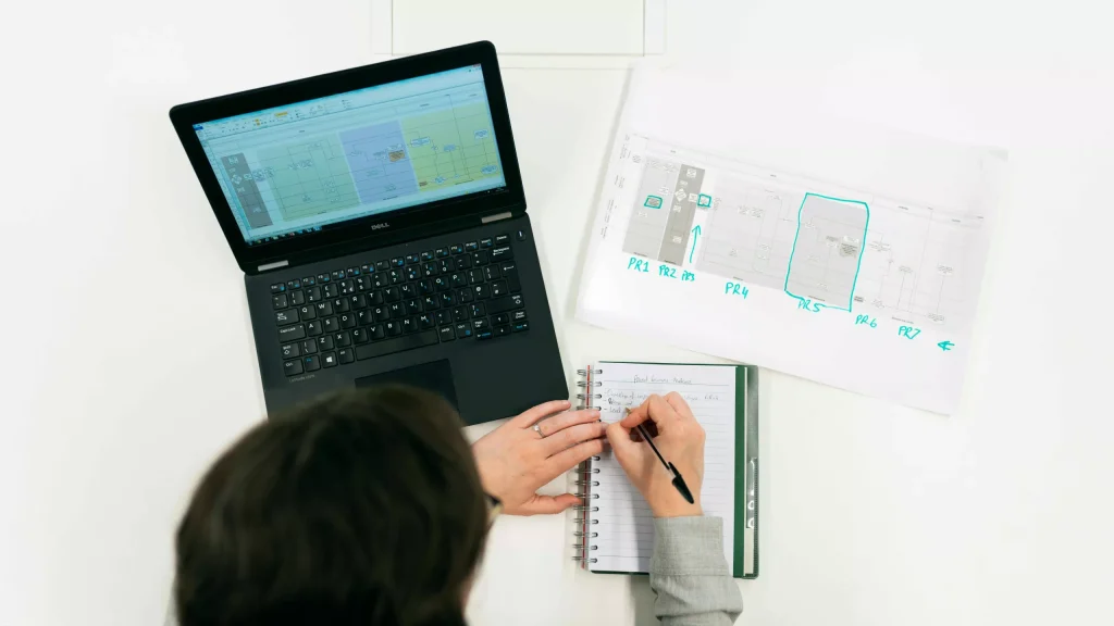 Manufacturing ERP system overview hero Manufacturing ERP dashboard connecting production inventory and finance modules